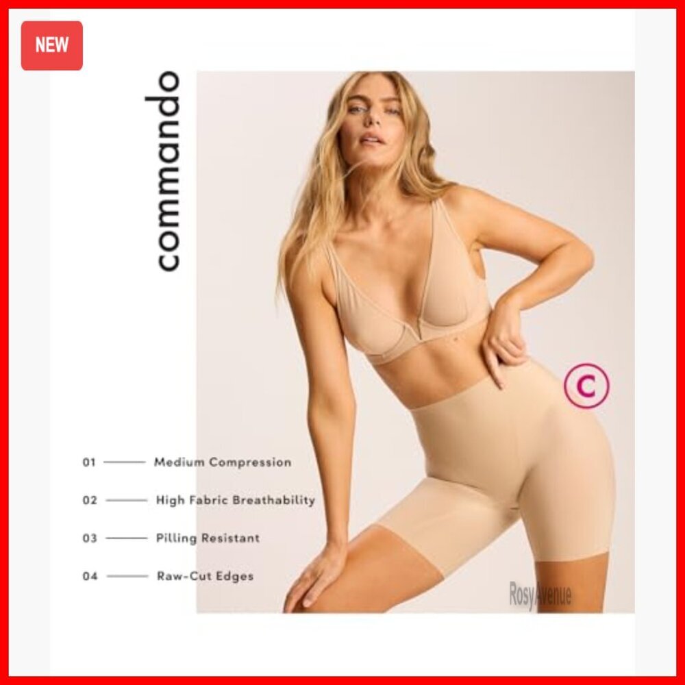 X-Small High-Waisted Shapewear Shorts Seamless Control Compression Panels - Picture 3 of 6